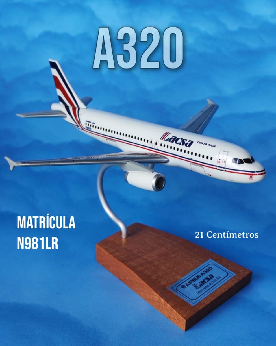 Airbus A320 N981LR - LACSA · 21 centímetros