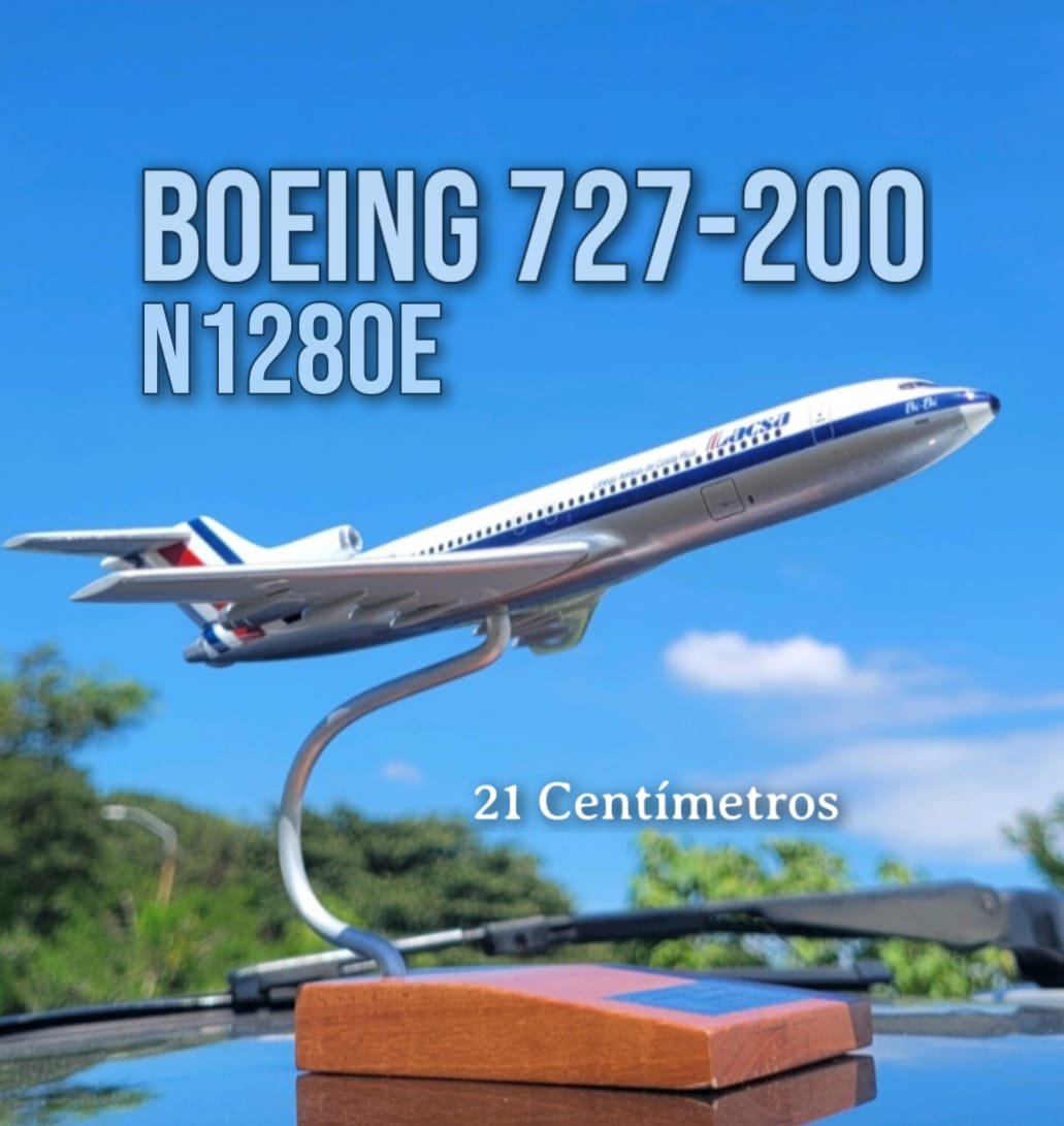 Boeing 727-200 N1280E - LACSA · 21 centímetros
