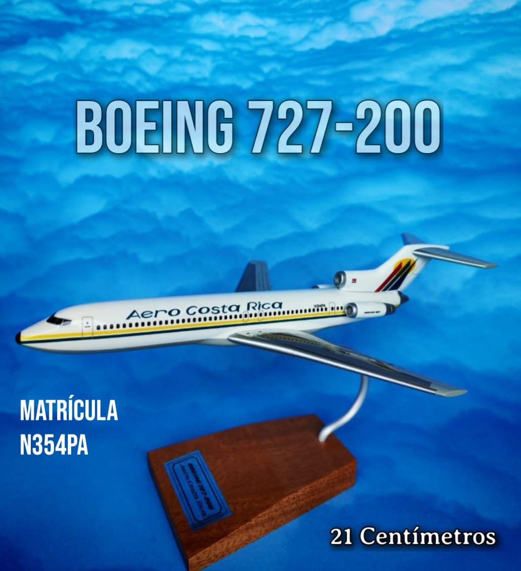 Boeing 727-200 N354PA - Aero Costa Rica · 21 centímetros
